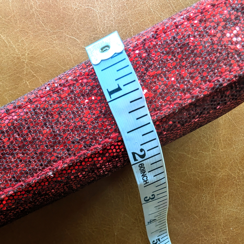 YBF Glittery Red Zip Pouch Art Pencils / MakeUp Bag / Stationery Supplies - NWOT - Picture 11 of 14